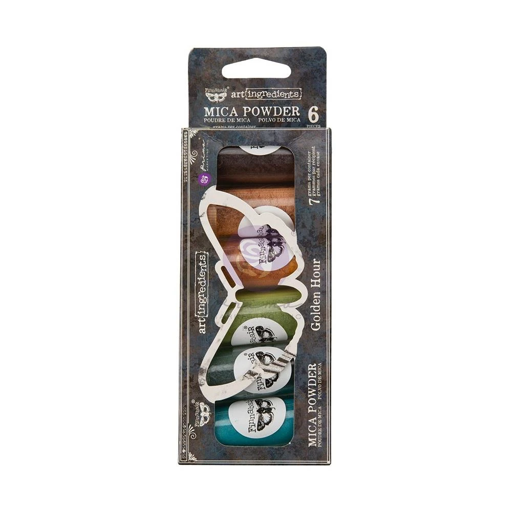 Finnabair Art Ingredients Mica Powder Set - Golden Hour 3 Finnabair Art Ingredients Mica Powder Set - Golden Hour