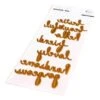 Pinkfresh Studio Hot Foil Plate - Sentiment Suite: Hello -Bürobedarf Verkauf 0002156575