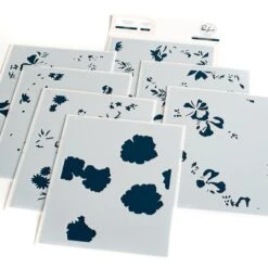 Pinkfresh Studio Stencils - Poppy Mix Layering