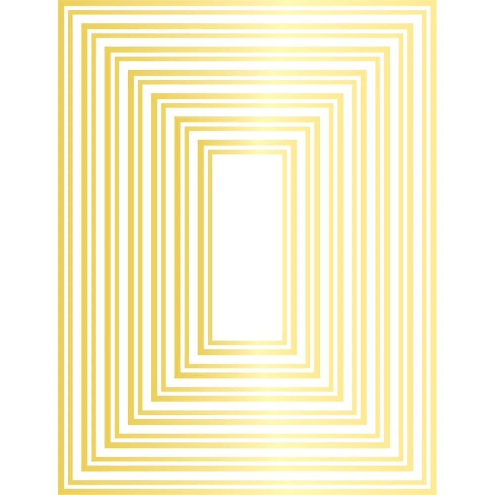 Memory Box Hot Foil Plate - Rectangle Double Border 3 Memory Box Hot Foil Plate - Rectangle Double Border