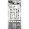 Tim Holtz Mini Layered Stencil Set 55 -Bürobedarf Verkauf 0002190517