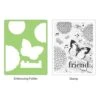Sizzix Textured Impressions Embossing Folder W/Stamp - Collage Background Set -Bürobedarf Verkauf 657766 2 1