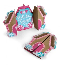 Sizzix Thinits Die Set - Card, Gingerbread Fold-a-Lon