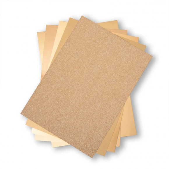 Sizzix • Cardstock Pack 8x11,5" Gold