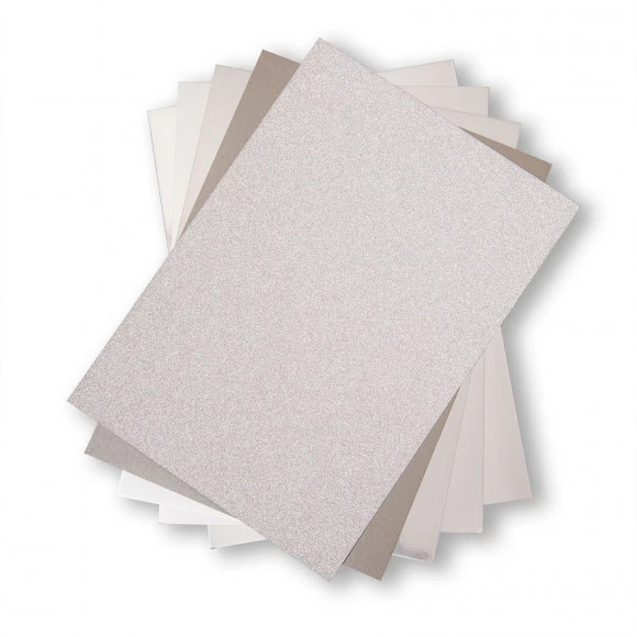 Sizzix • Cardstock Pack 8x11,5" Silver