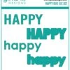 Gina K Designs - DIE- Happy Duo -Bürobedarf Verkauf Happy Duo Die Set 01