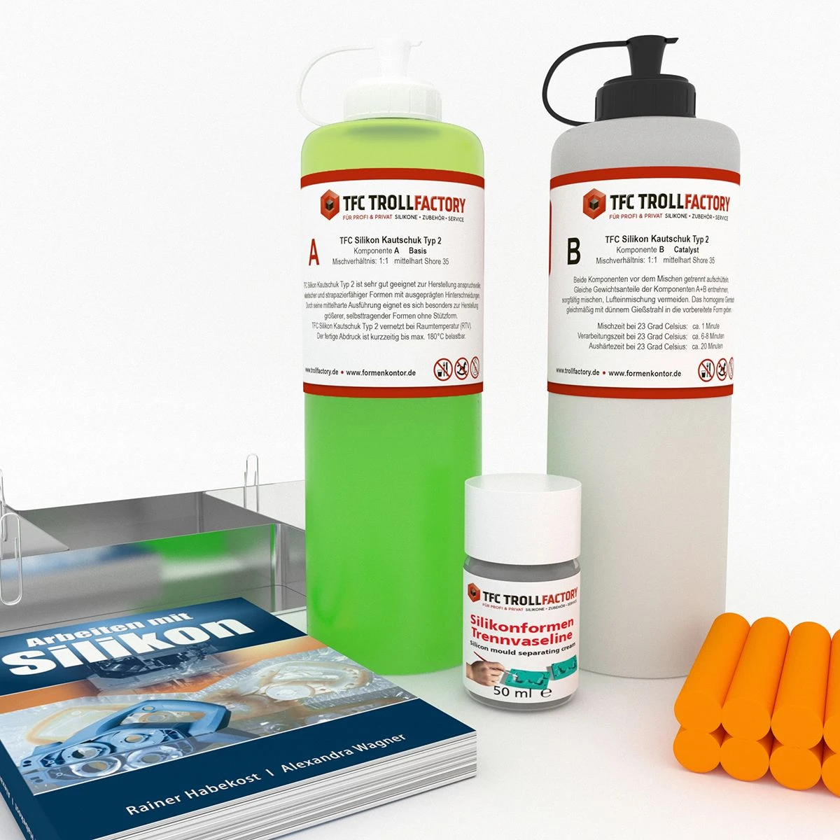 Starterset Einsteigerset Formenbau Silikon Kautschuk Abformen NV Groß 9 Starterset Einsteigerset Formenbau Silikon Kautschuk Abformen NV Groß – Bild 8