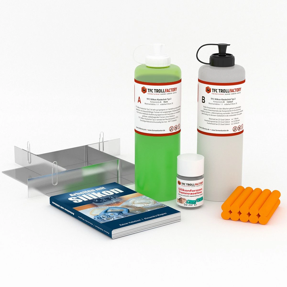 Starterset Einsteigerset Formenbau Silikon Kautschuk Abformen NV Groß 7 Starterset Einsteigerset Formenbau Silikon Kautschuk Abformen NV Groß – Bild 6