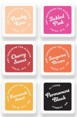 Altenew - Summer Sunrise Fresh Dye Ink 6 Mini Cube Set