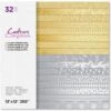 Crafter's Companion Luxury Mirror Paperpad 12x12 Everyday Metallics -Bürobedarf Verkauf cc luxury mirror paperpad 30x30 cm 1