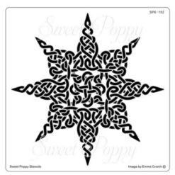 Sweet Poppy Stencil: Celtic Star
