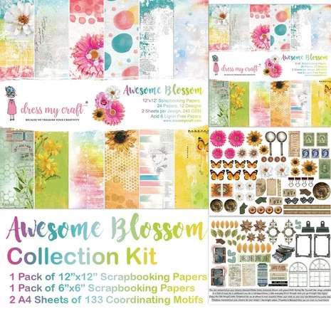 Dress My Craft - Awesome Blossom Collection Kit 3 Dress My Craft - Awesome Blossom Collection Kit