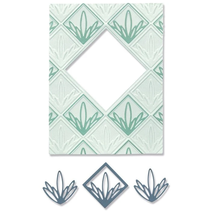 Sizzix • 3-D Impresslits Embossing Folder Ornate Frame 3 Sizzix • 3-D Impresslits Embossing Folder Ornate Frame