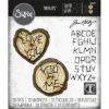 Sizzix • Thinlits Die Set Wood Slice 33Stück -Bürobedarf Verkauf fit65
