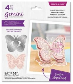 Gemini - CaC Snijmal - Shaped Easel - Exquisite Butterfly