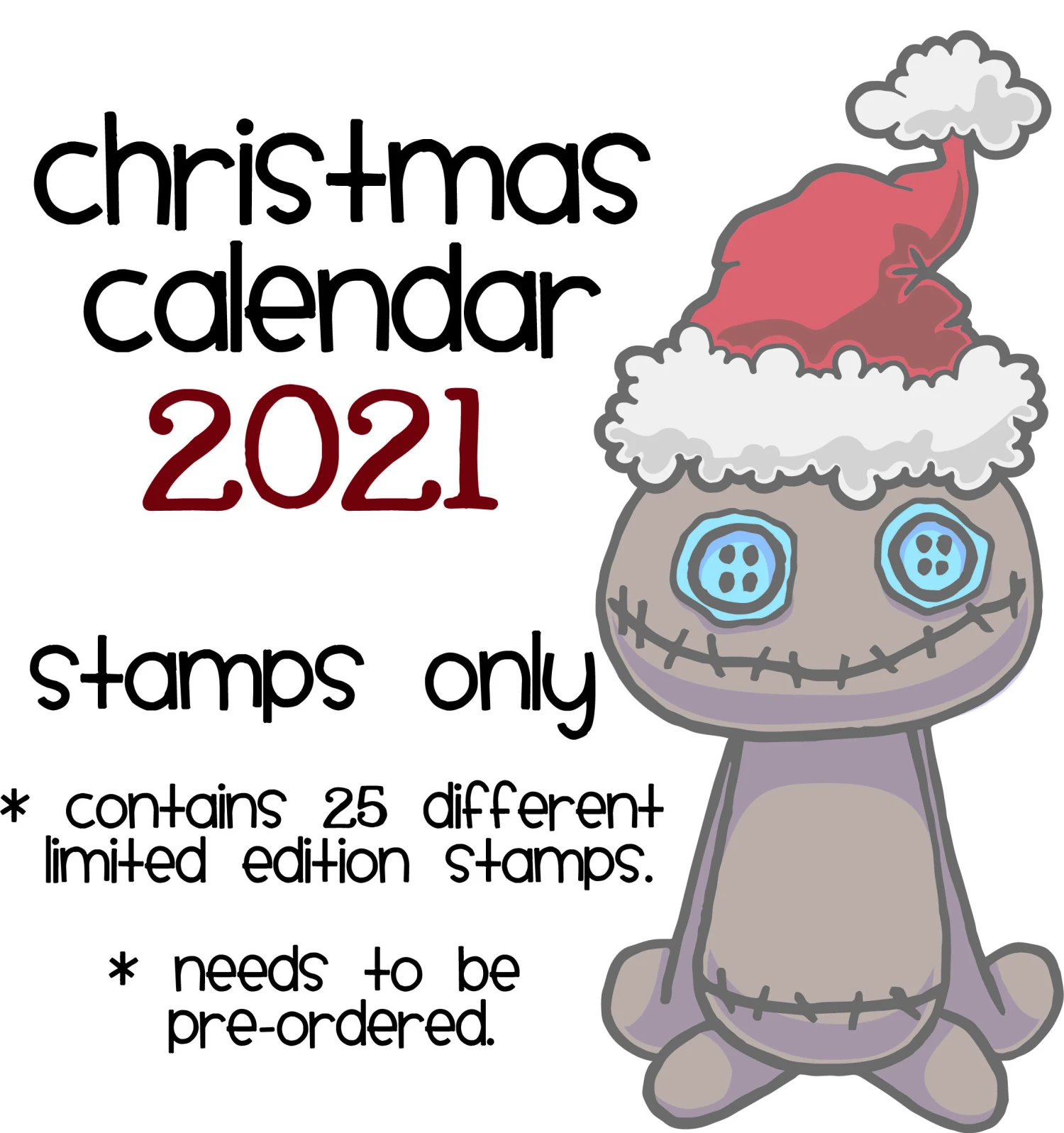 Rubber Stamp Calendar 2021 - Gummiapan 3 Rubber Stamp Calendar 2021 - Gummiapan