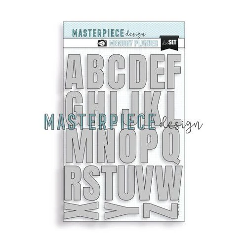 Masterpiece Memory Planner - Stans-set - Big Letters 3 Masterpiece Memory Planner - Stans-set - Big Letters