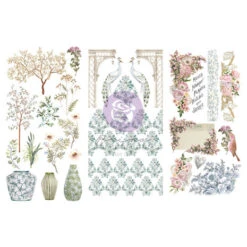 Prima Marketing - The Plant Department Rub-On Transfer Sheets (3pcs)