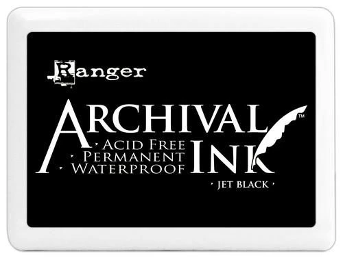 Ranger Archival Jumbo Ink Pad - Jet Black 3 Ranger Archival Jumbo Ink Pad - Jet Black