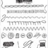 Ranger Dylusions Cling Stamp Set Sew Easy -Bürobedarf Verkauf ranger dylusions cling stamp set sew easy dyr81722 dyan reaveley 327197 de g