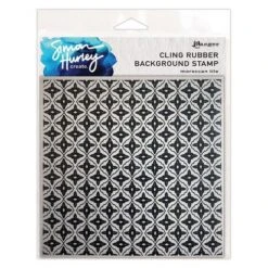 Ranger SH Cling Rubber Background Stamp 6x6 Morrocan Tile
