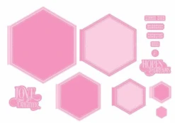 Tonic Studios - My Memory Book - Hopes In Hexagon Base Creator Die Set -Bürobedarf Verkauf screenshot2022 03 13175557