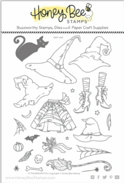 Honey Bee - If The Broom Fits - 6x8 Stamp Set