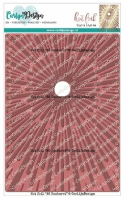CarlijnDesign Hot Foil A6 Sunburst