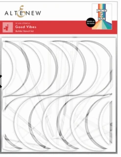 Altenew - Good Vibes Stencil Set (3 In 1)