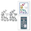 Spellbinders -BetterPress - Butterfly Swirl Press Plate & Die Set -Bürobedarf Verkauf spellbinders butterfly swirl press plate die set b