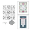 Spellbinders -BetterPress - Floral View Press Plate & Die Set -Bürobedarf Verkauf spellbinders floral view press plate die set bp 02