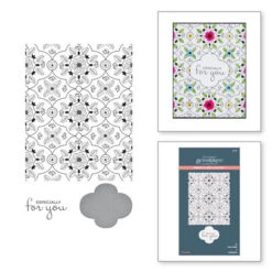Spellbinders -BetterPress - Floral View Press Plate & Die Set
