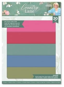 Sara Signature - Country Lane - A4 Linen Cardstock