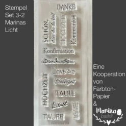 FarbTon - Stempel-Set Für Marinas Licht 3-2