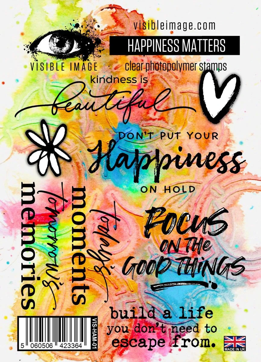 Visible Image - Happiness Matters Stamp Set 3 Visible Image - Happiness Matters Stamp Set