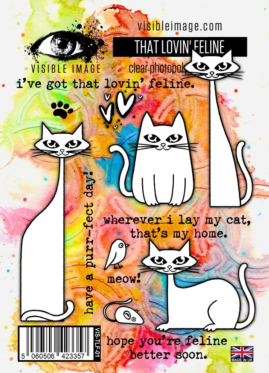 Visible Image - That Lovin’ Feline Stamp Set 3 Visible Image - That Lovin’ Feline Stamp Set