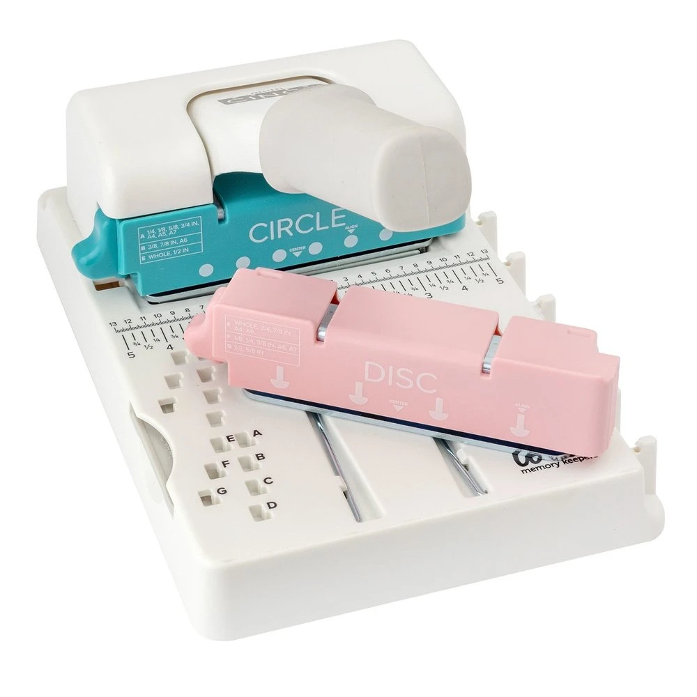 We R Memory Keepers - Multi-Cinch (Inc. Base, Disc & Circle Cartridge) 4 We R Memory Keepers - Multi-Cinch (Inc. Base, Disc & Circle Cartridge) – Bild 2