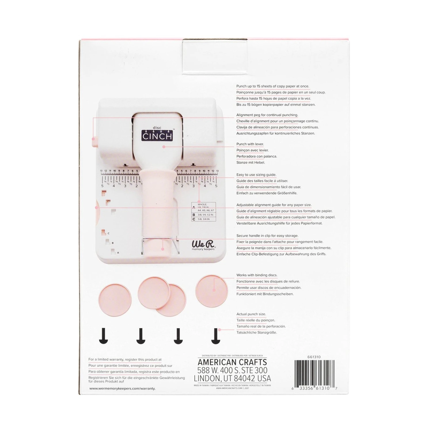 We R Memory Keepers Cinch Book Binding Tool Disc 4 We R Memory Keepers Cinch Book Binding Tool Disc – Bild 2