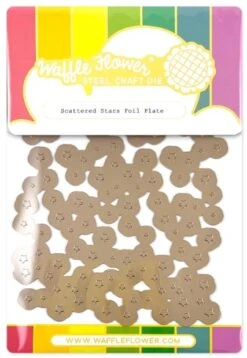 Waffle Flower - Scattered Stars Foil Plate